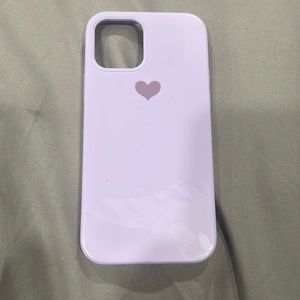 Purple Heart Phone Case for IPhone 12